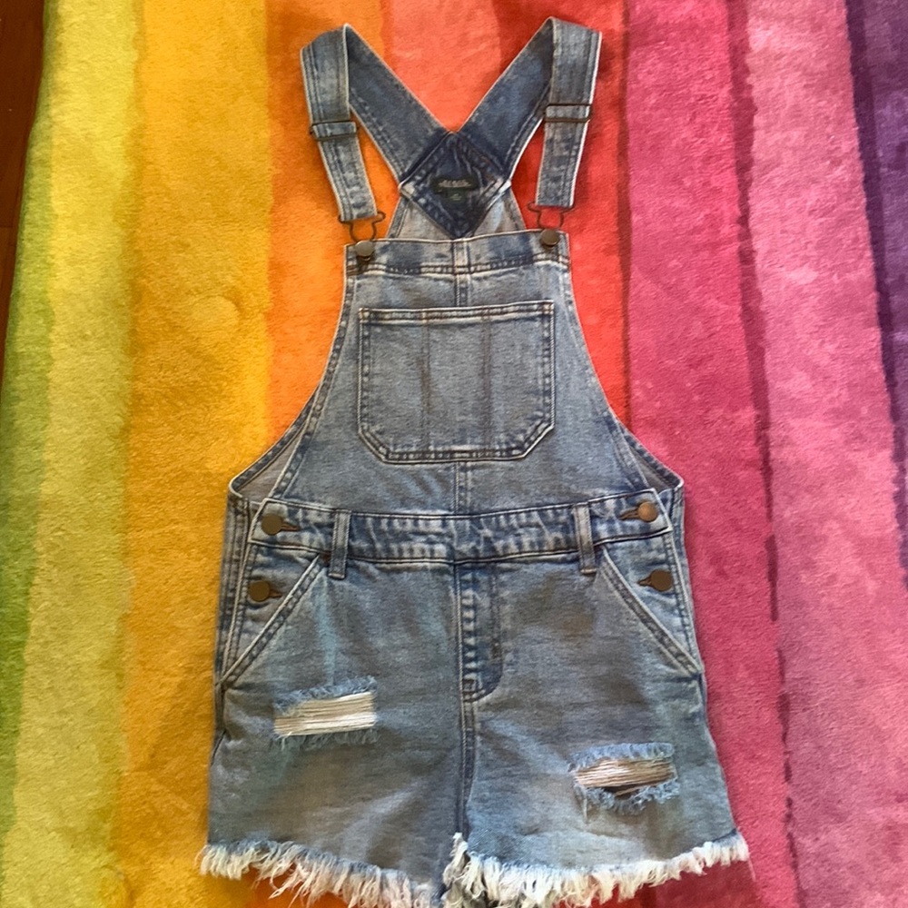 Wild Fable Denim Overall Shorts